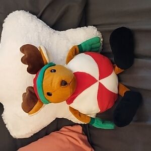 BESTEVER Peppermint Candy Christmas Moose Gift Stuffed Animal Plush kids toy